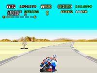une photo d'Ã©cran de Super Hang-On sur Sega Megadrive